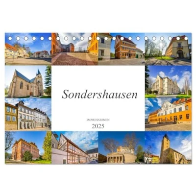 Abbildung von Sondershausen Impressionen (Tischkalender 2025 DIN A5 quer), CALVENDO Monatskalender