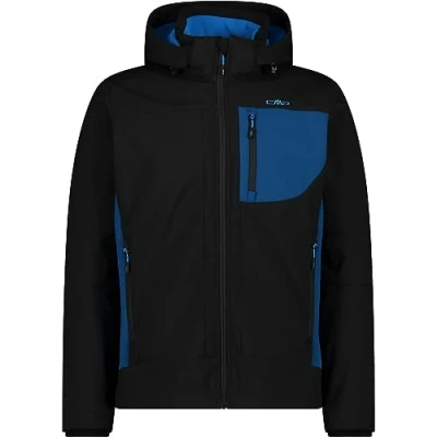 Abbildung von CMP ZIP HOOD Softshelljacke, Herren, Größe: 58, Nero petrol