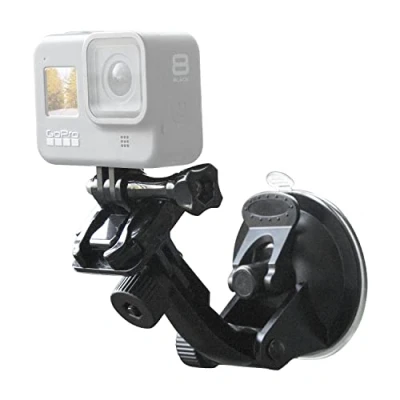 Abbildung von Haoyou Auto Saugnapfhalterung, kompatibel mit Gopro Hero 10 9 8 7 6 5 4 3+ 3 2018 DJI Osmo Session Akaso und anderen Action Kameras
