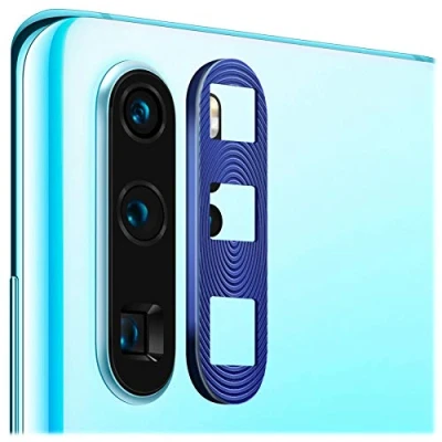 Abbildung von mtb more energy® Kamera Schutz Protector aus Aluminium für Huawei P30 Pro, P30Pro New Edition (6.47&#039;&#039;) Blau Case Armor Rückseiten Cam Linse Back