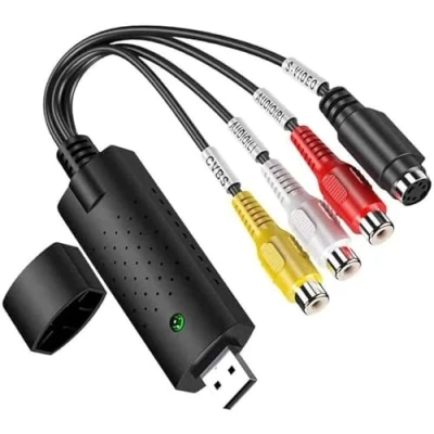 Abbildung von NUOE Digitaler Konverter USB 2.0 Audio/Video Capture Karte Digital Dateien für Windows 10/8/7/XP, Mac