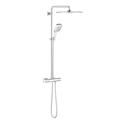 Abbildung von GROHE Rainshower 310 SmartActive Cube, 111,8 cm, 1,75 m, Wand, Chrom, G1/2