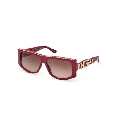 Abbildung von GUESS Damen Gu7914 Sonnenbrille, Glänzend Bordeaux (Rot)