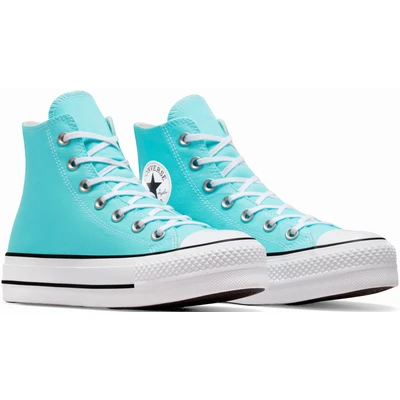 Abbildung von Converse Chuck Taylor ALL STAR LIFT Sneaker high, Damen, Größe: 37, Triple cyan/white/black Textil
