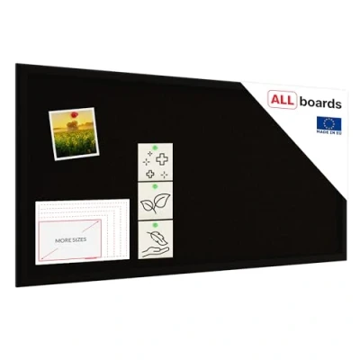Abbildung von ALLboards Tafel Pinnwand, Korktafel in Color, 40x40 cm, Holzrahmen