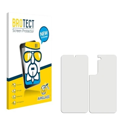 Abbildung von BROTECT Schutzglas für Samsung Galaxy S22 Enterprise Edition (Display+Rückseite) Schutzfolie Panzer Folie Glas [Extrem Kratzfest 9H,