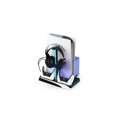 Abbildung von DLX+ LED Multi Function Charger Tower PS5 White