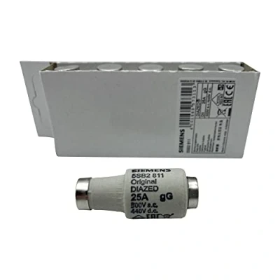 Abbildung von SIEMENS x5 Stück DIAZED Sicherungseinsatz 500V 25A