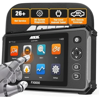 Abbildung von ANCEL FX9000 OBD2 Diagnosegerät für Alle Fahrzeuge, Alles Systemdiagnosen &amp; 26 Servicefunktionen Kfz Auto OBDII Scanner mit ABS BMS TPS DPF IMMO SAS EPB TPMS AFS Öl Reset Auslesegerät