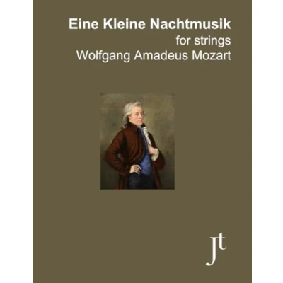 Abbildung von Eine Kleine Nachtmusik for strings (Annotated): Full score and parts (string quartet/orchestra) bound