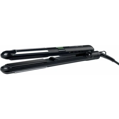 Abbildung von Rowenta Glätteisen SF4210 Liss &amp; Curl Keramik Beschichtung, Ionen System, bewegliche Platten, schnelles Aufheizen