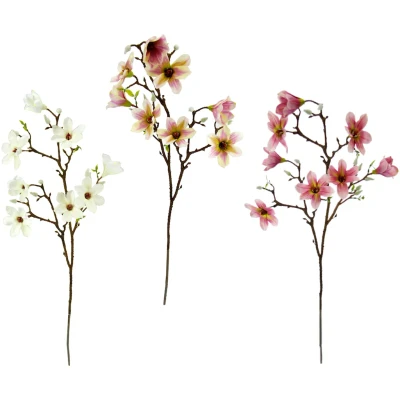 Abbildung von I.GE.A. Kunstblume &quot;Magnolienzweig&quot;, 3er Set