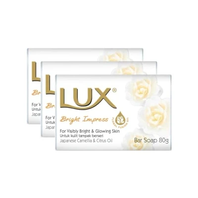 Abbildung von LUX Fußpeeling Stückseife Bright Impress 3x à 80g Kamelien &amp; Zitrusöl Duftseife