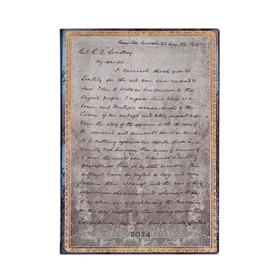 Abbildung von Paperblanks 12 Monate Softcover Flexis Kalender 2024 Frederick Douglass, Brief für Bürgerrechte Horizontal Midi (125 x 175 mm)