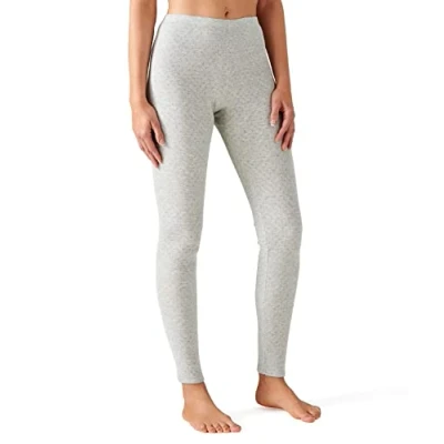Abbildung von Damart Damen Lange Unterhose, dekoratives Thermolactyl Material Unterwäsche, Grau, X Large