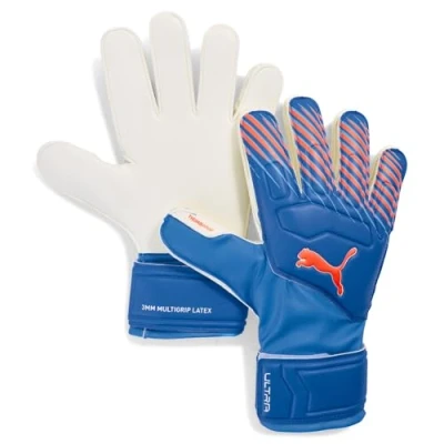 Abbildung von Puma Ultra Match Protect Torwarthandschuhe Teenager Mit Other Pattern Blue/Glowing Red Größe: 10