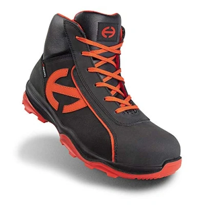 Abbildung von Heckel 6266342 RUN R 300 HIGH Sicherheitsschuhe, Schwarz/Orange, Größe 42