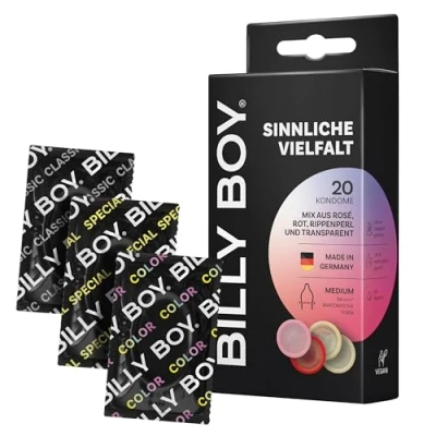 Abbildung von «Sinnliche Vielfalt» gemischte Kondome, Kondomsortiment (20 Kondome) 20 St