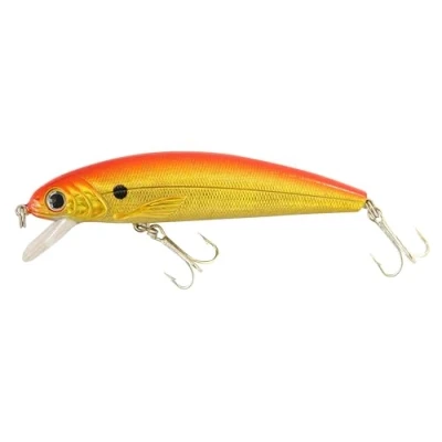 Abbildung von Abu Garcia Tormentor Schwimmköder Erhältlich in Mehreren Größen, ideal für Forellen, Barsche, Hechte, Zander und verführerische Aktion mit leuchtenden Farben, Holo Orange/Gelb/Gold 5 cm