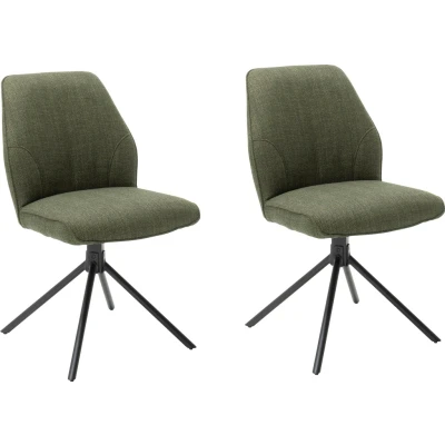 Abbildung von MCA furniture 4 Fußstuhl &quot;Pemba&quot;, (Set), 2 St., 2er Set, 180drehbar mit Nivellierung, Stuhl belastbar bis 120 kg