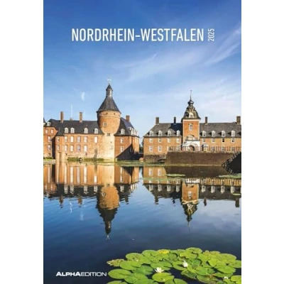 Abbildung von Alpha Edition Nordrhein Westfalen 2025 Bildkalender, 23,7x34cm, Wandkalender mit Platz für Notizen und vielen Infos, Bilder aus NRW, deutsches Kalendarium Ferientermine DE/AT/CH