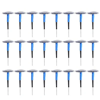 Abbildung von 24 Stück Auto Motorrad Universal Tubeless, Reifenpanne Reparatur Pilz Plug Patch Gum(36 * 4mm)