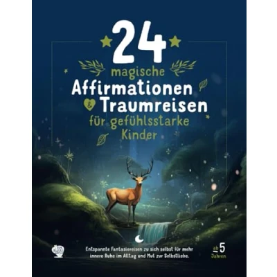 Abbildung von 24 magische Affirmationen &amp; Traumreisen für gefühlsstarke Kinder: Entspannte Fantasiereisen zu dir selbst mehr innere Ruhe im Alltag und Mut zur Selbstliebe.