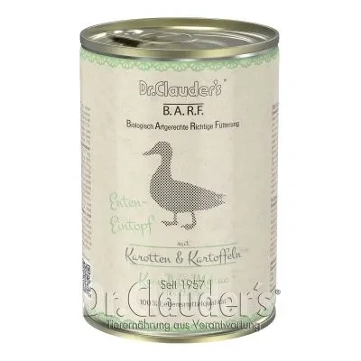 Abbildung von Dr.Clauder ́s B.A.R.F. Komplett Menue Enteneintopf 400g