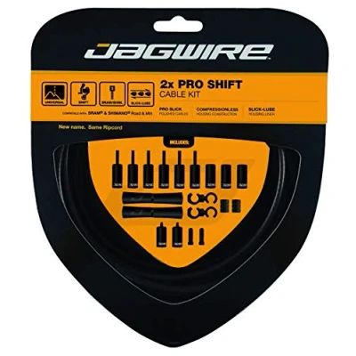 Abbildung von Jagwire PCK509 Set Kabel und Hüllen Unisex Erwachsene, Stealth Black, Einheitsgröße