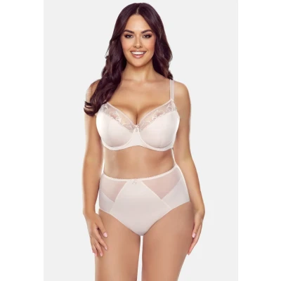 Abbildung von VIVISENCE Schalen BH Mit Bügel Damen Halbversteift Große Größen Klassische Brüste Starker Halt 1020, Beige,85E