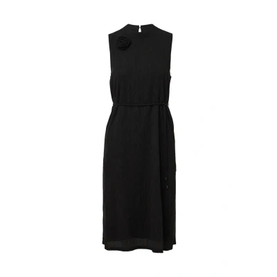 Abbildung von s.Oliver BLACK LABEL Ärmelloses Viskosekleid im Relaxed Fit mit Abnehmbarer Brosche schwarz 42