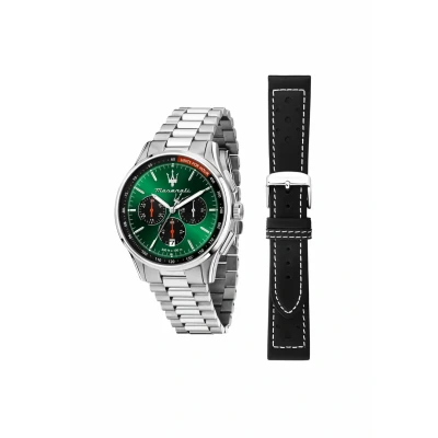 Abbildung von Maserati R8873624002 Herrenuhr Chronograph Sorpasso mit 2 Bändern