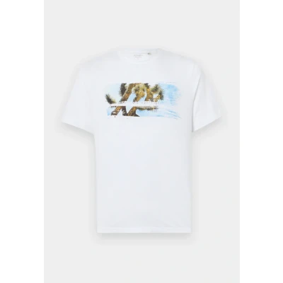 Abbildung von TOM Tailor Photo Tshirt print, Herren, Größe: Small, White