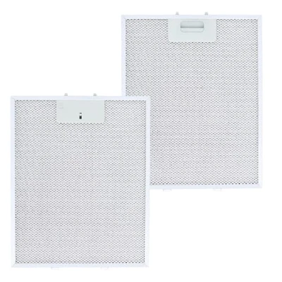 Abbildung von Anakel Home 2er Pack Dunstabzugshaubenfilter 353110 kompatibel mit Balay Bosch Hauben 31 x 25 cm Farbe: Silber, wichtig zum Messen der Abstände