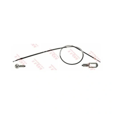 Abbildung von TRW GCH585 Handbremsseil 1727, 1555 Scheibenbremse AUDI: A4 B7 Avant, B6 Limousine