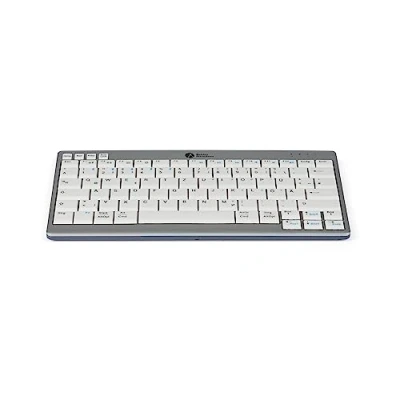 Abbildung von BakkerElkhuizen UltraBoard 950 Wireless, Kompakttastatur, US Layout QWERTY, Hellgrau/Weiß