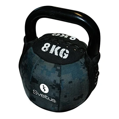 Abbildung von Sveltus Soft Kettlebell 8 Kg schwarz Krafttraining Muskeltraining Gewichte