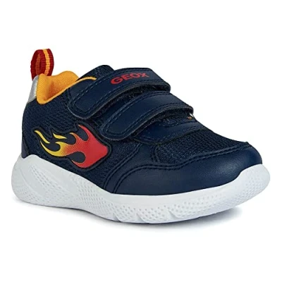 Abbildung von Geox B SPRINTYE BOY Sneaker mit Wechselfußbett, Freizeitschuh, Halbschuh, Schnürschuh