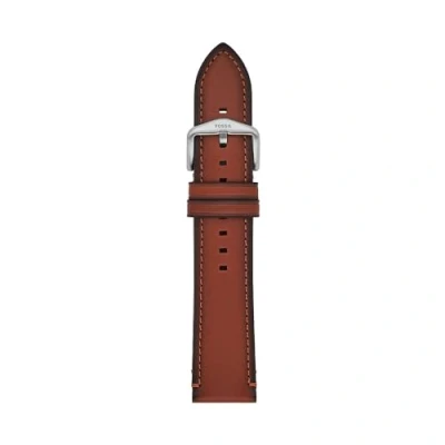 Abbildung von Fossil Uhrenband für Herren 22 mm LiteHide Leder braun, S221504
