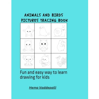 Abbildung von Animals and Birds Pictures Tracing Book: Fun easy way to learn drawing for kids
