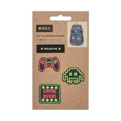 Abbildung von BOLD Lässig Textilsticker selbstklebend (3 Stk.)/BOLD Match Textile Sticker Gaming