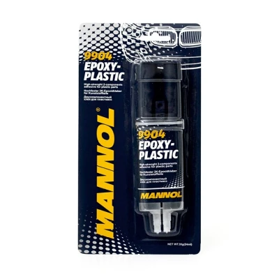 Abbildung von MANNOL Epoxy Plastic 9904 Klebstoff Blisterpack, Kartusche transparent 24