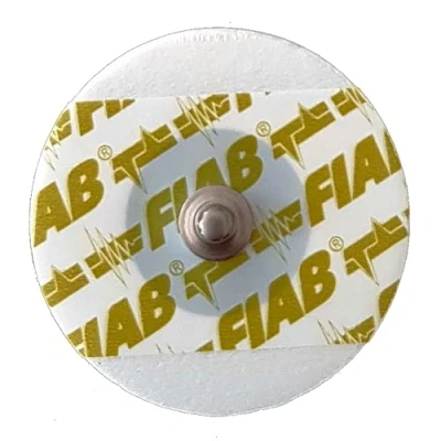Abbildung von Fiab Universelle, runde EKG Elektroden aus Schaumstoff zum Einmalgebrauch, Ø 40 mm, für Kinder, 1 Packung mit 50