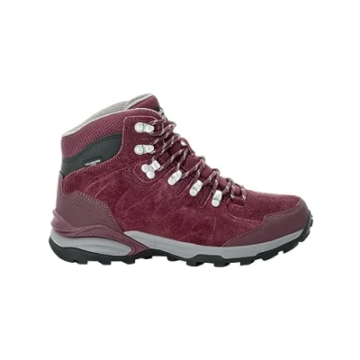 Abbildung von Jack Wolfskin Refugio Texapore Hikingschuh, Damen, Größe: 42, Dark maroon Schuhe