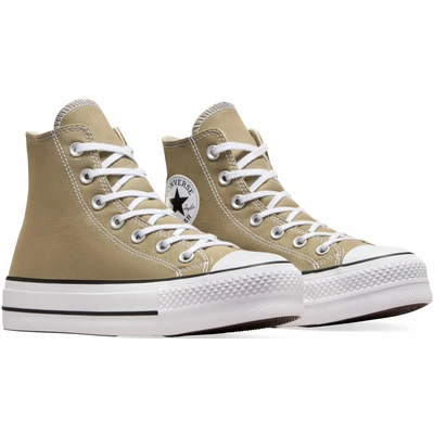 Abbildung von Converse Chuck Taylor ALL STAR LIFT Sneaker high, Damen, Größe: 36, Mossy sloth/white/black Textil