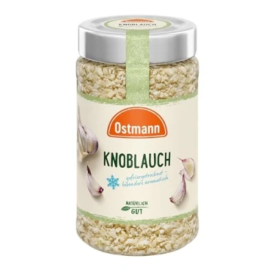 Abbildung von Ostmann Gewürze Knoblauch gefriergetrocknet 40 g im Glas