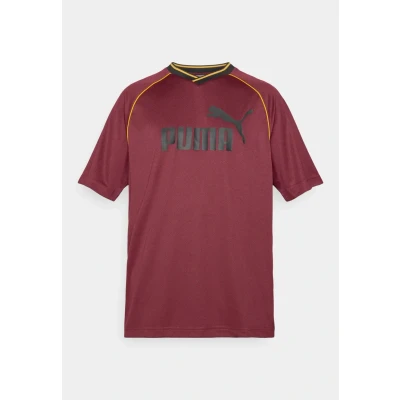 Abbildung von Puma Collared Football Tshirt print, Herren, Größe: XXL, Ruby shimmer