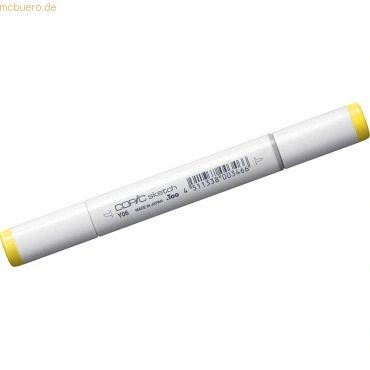 Abbildung von COPIC Sketch Marker Typ Y 06, Yellow, professioneller Pinselmarker, mit einer Super Brush Spitze und Medium Broad