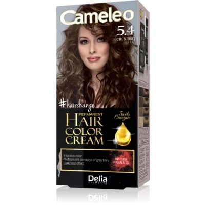 Abbildung von Cameleo Omega Plus Haarfarbe Chestnut Tiefgreifende, Dauerhafte Farbe Färbung Haarschutz Komplettes Färbungsset