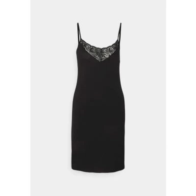 Abbildung von Lascana Holywood NEGLIGÉ Nachthemd, Damen, Größe: 32/34, Black